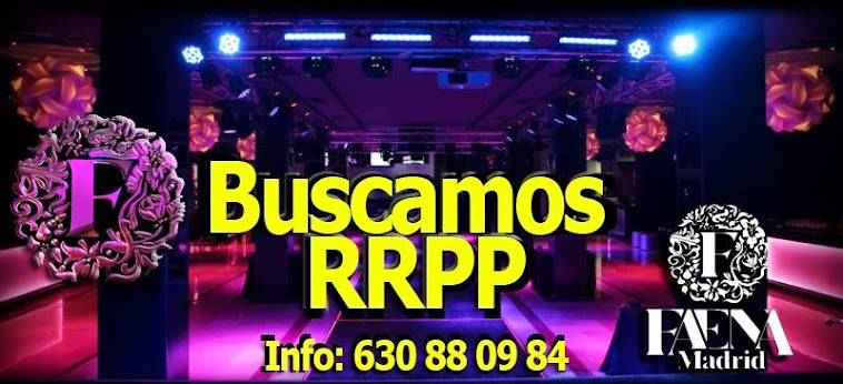 Buscamos RRPP Para la Sala + info 630 880 984