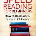 Speed Reading for Beginners - Free Kindle Non-Fiction