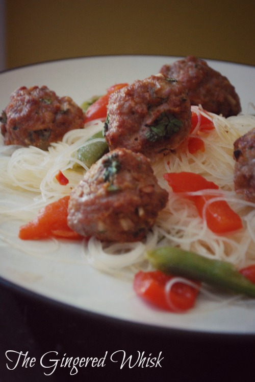 Ginger Pork Meatballs The Gingered Whisk