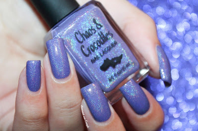 Swatch of the nail polish "Wishing Star Sky" from Chaos & Crocodiles