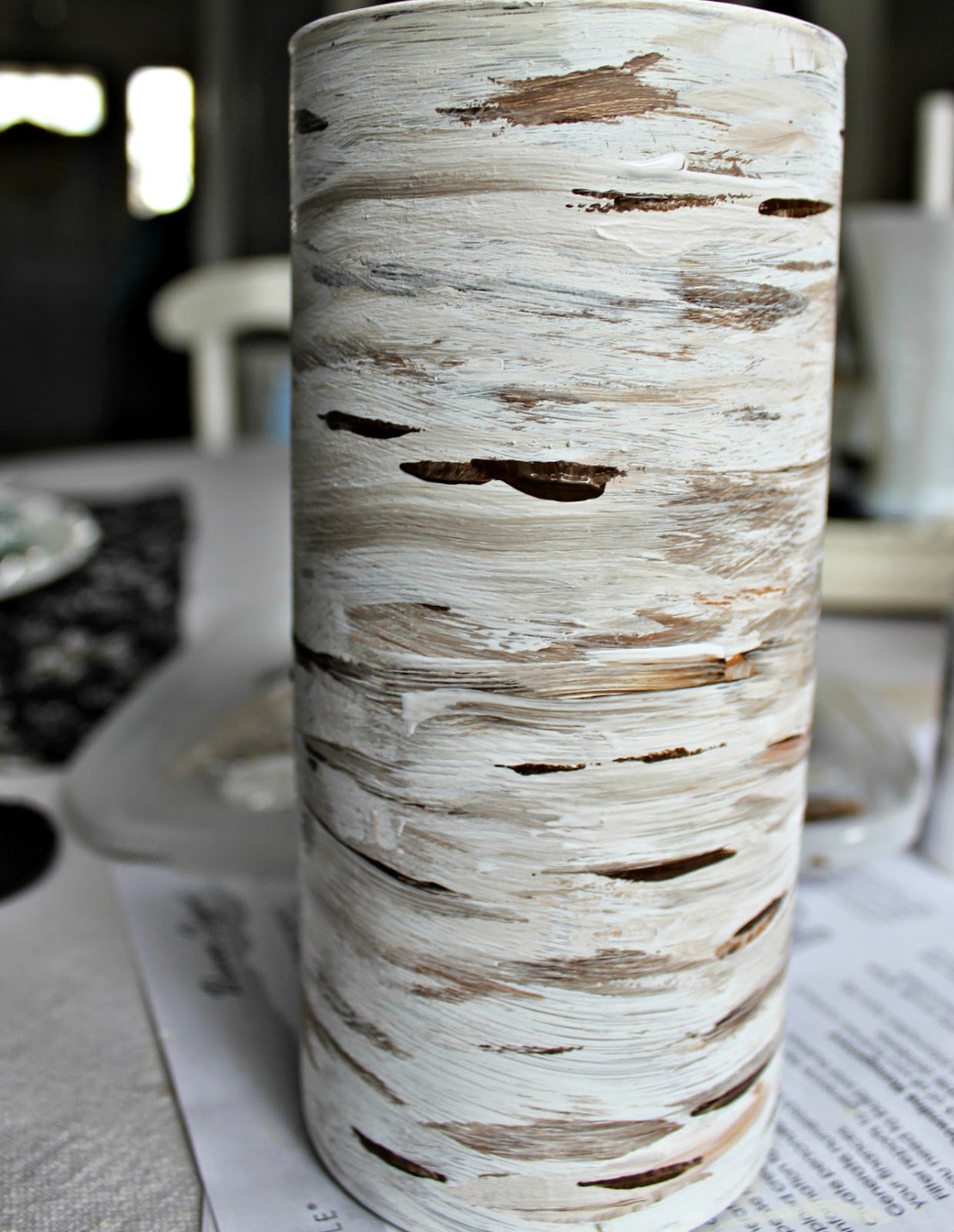 You CAN Make a Birch Bark Vase! Days of Chalk and Chocolate