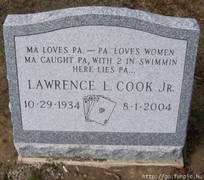 Funny Creepy: Funny Tombstones