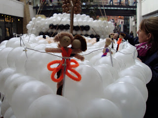 Titanic Balloon Sculpture by Fiona Fisher