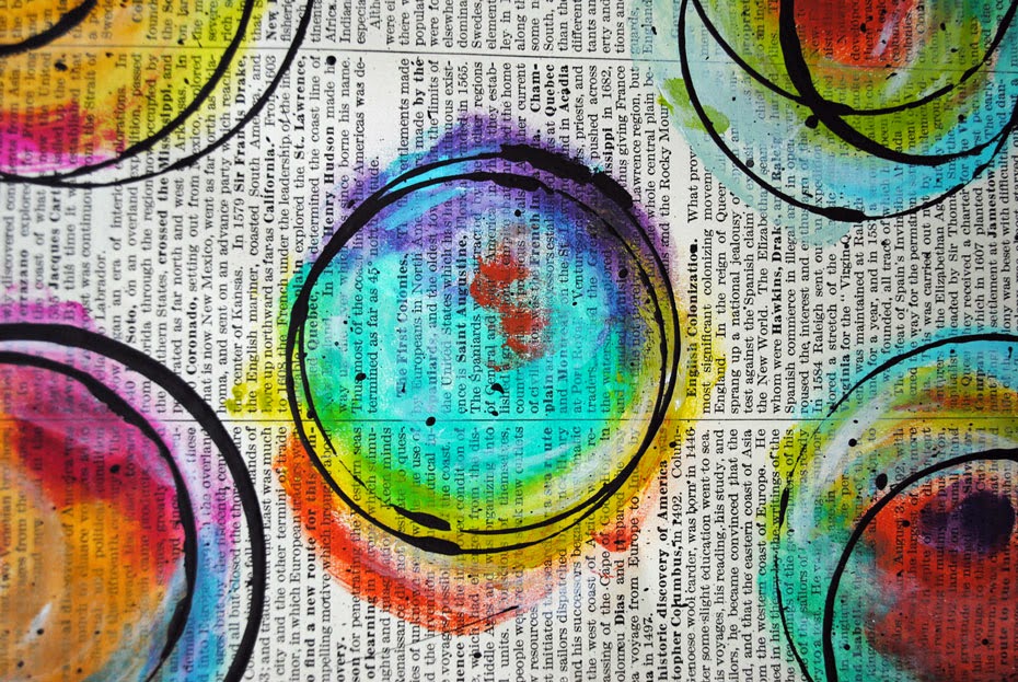 Found on Brighton Painted Circles Tutorial