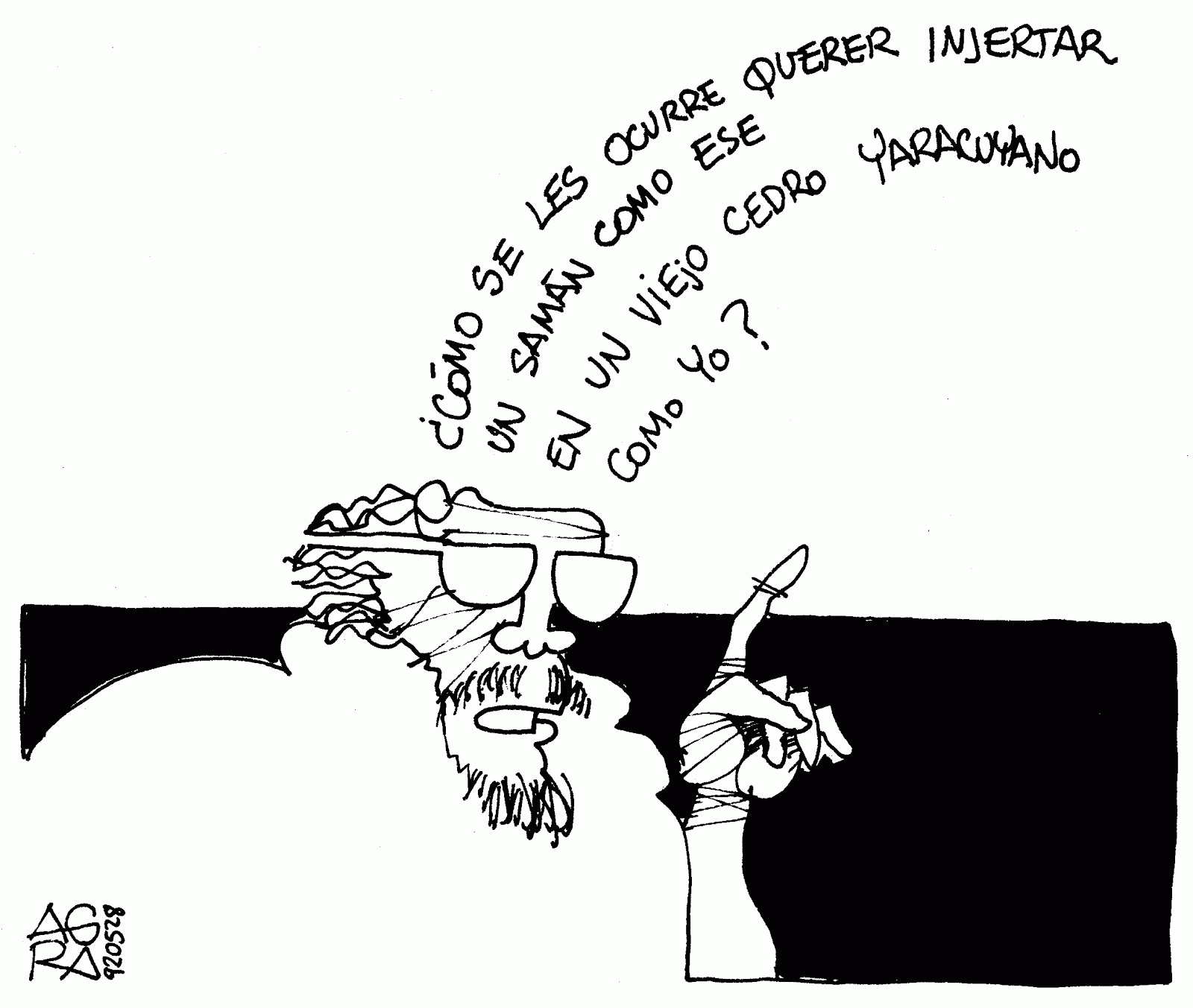 De "la ñapa", caricatura en"El Periódico"