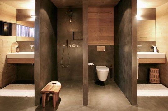 BOISERIE & C.: Bagni in Cemento BOISERIE & C.: Bagni in Cemento