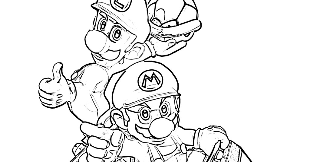 Coloriages a Imprimer : coloriage mario kart
