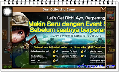 Tentang Star Collecting Event Lets Get Rich