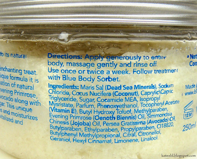 Blue Body Peeling Salt-Butter