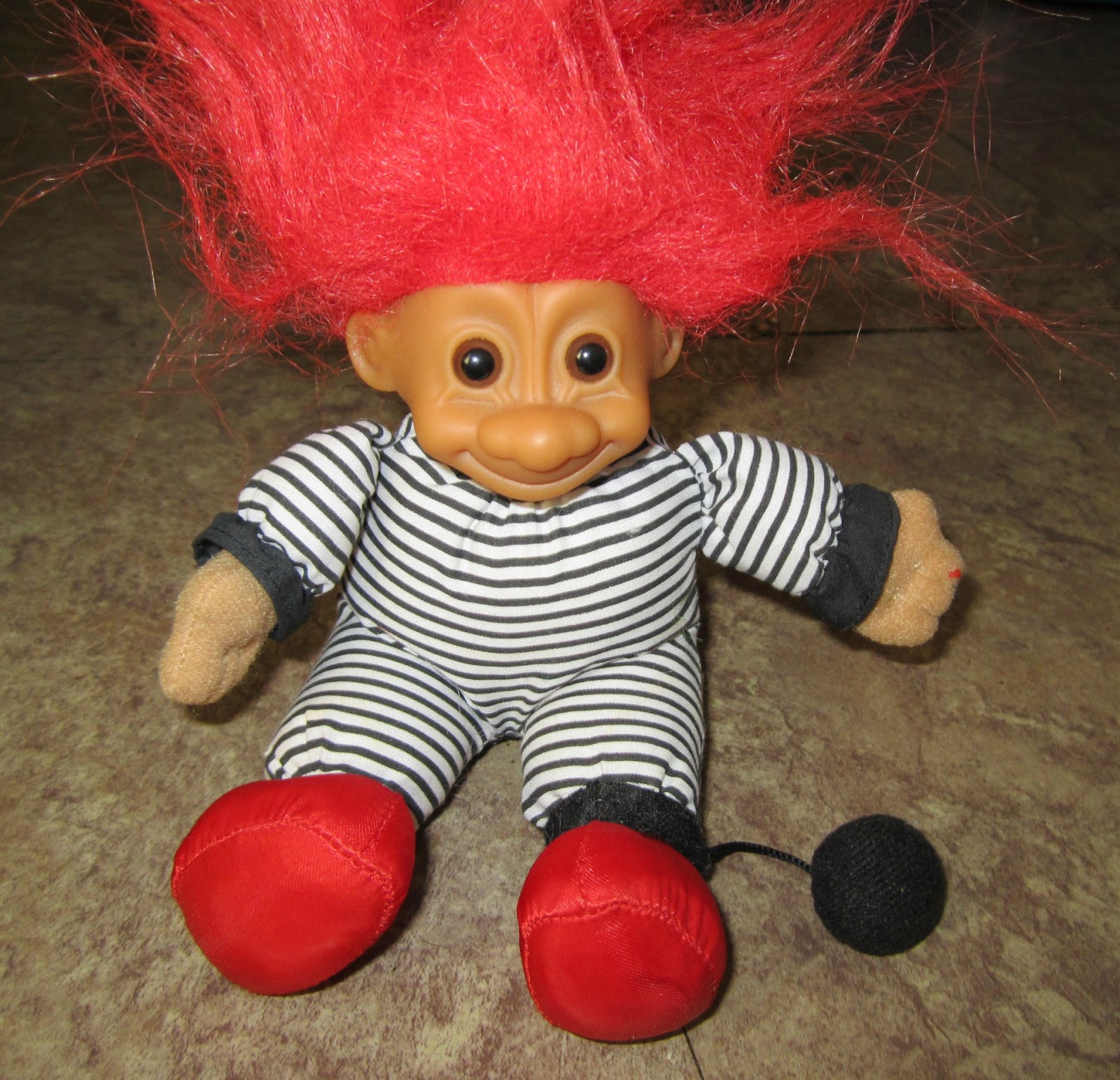 troll doll with ponytail