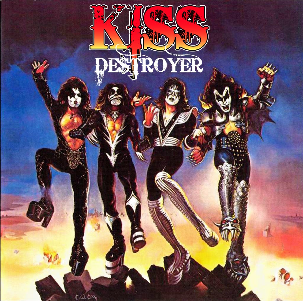 KISSS Destroyer Rock album covers, Album cover art, Classic rock albums