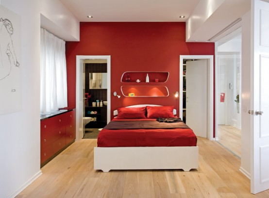     red-white-apartment-