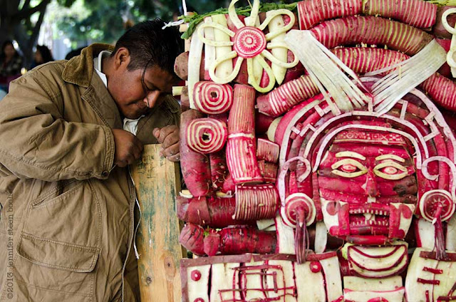 La Noche de Rábanos, Night of the Radishes, Oaxaca de Juárez, Mexico