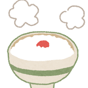 おかゆのイラスト