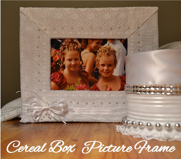 Cereal Box Picture Frame