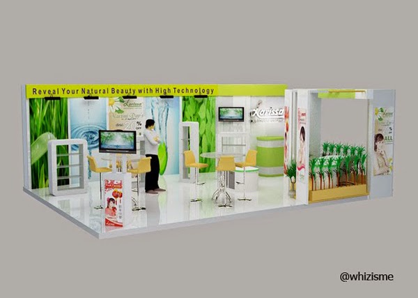 Aplikasi Design Booth Pameran | booth exhibition larissa aesthetic center whizisme Aplikasi Design Booth Pameran | booth exhibition larissa aesthetic center whizisme