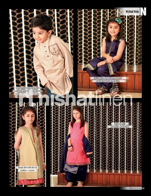 Nishat Linen Kids Eid Collection 2013-14