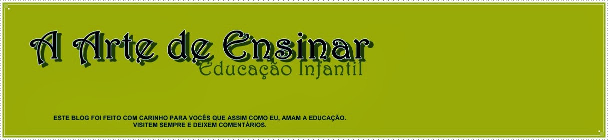 A Arte de Ensinar - Educação Infantil