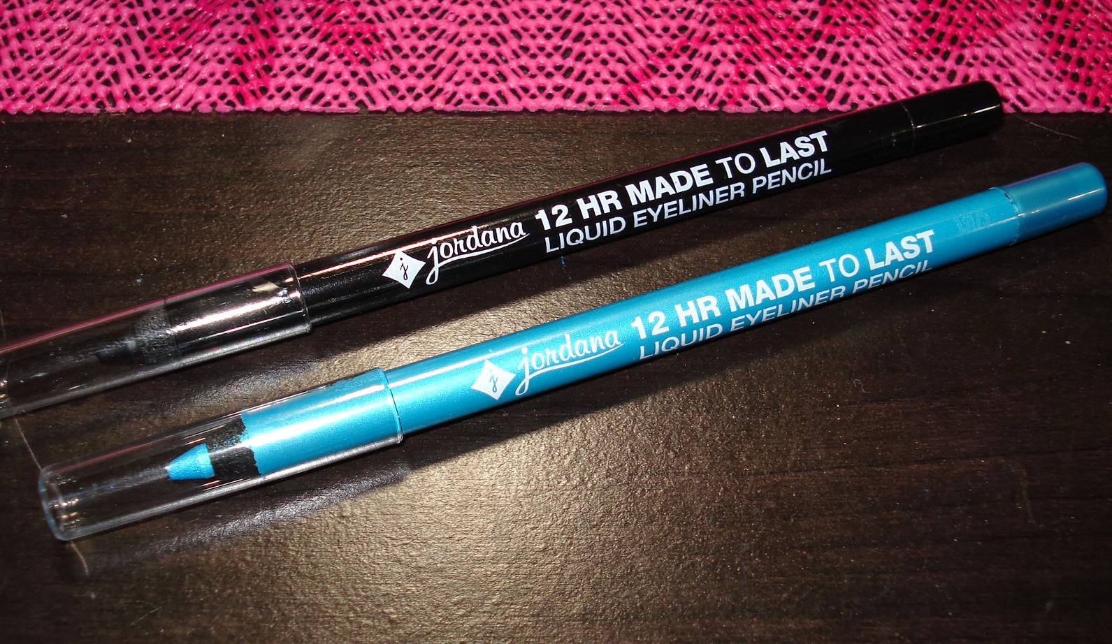Jordana 12 Hour Made to Last Liquid Eyeliner Pencils in Aqua Stone and