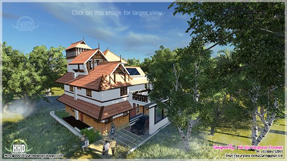 Traditional Kerala home