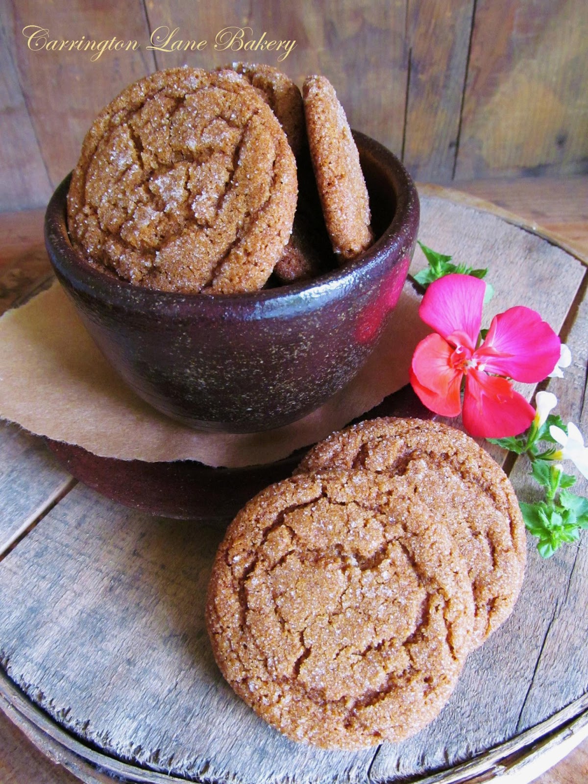 Carrington Lane Bakery Bacon Fat Gingersnaps