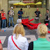 the Camachofones playing in a city street