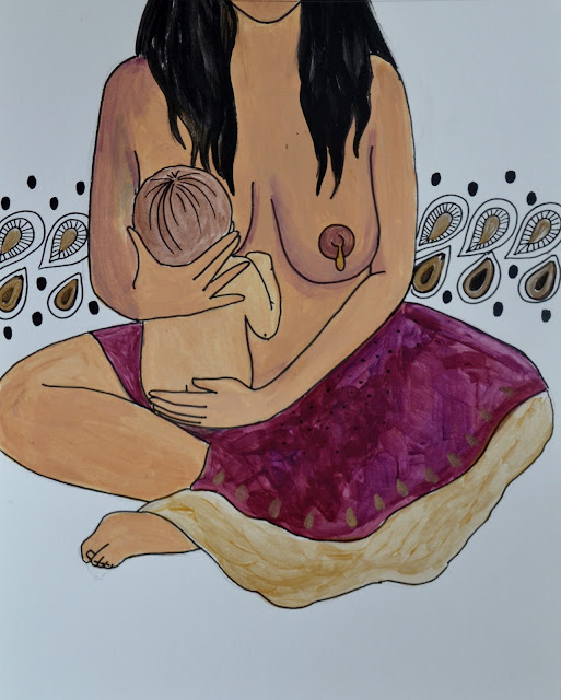 breastfeeding art spiritysol Catie Atkinson
