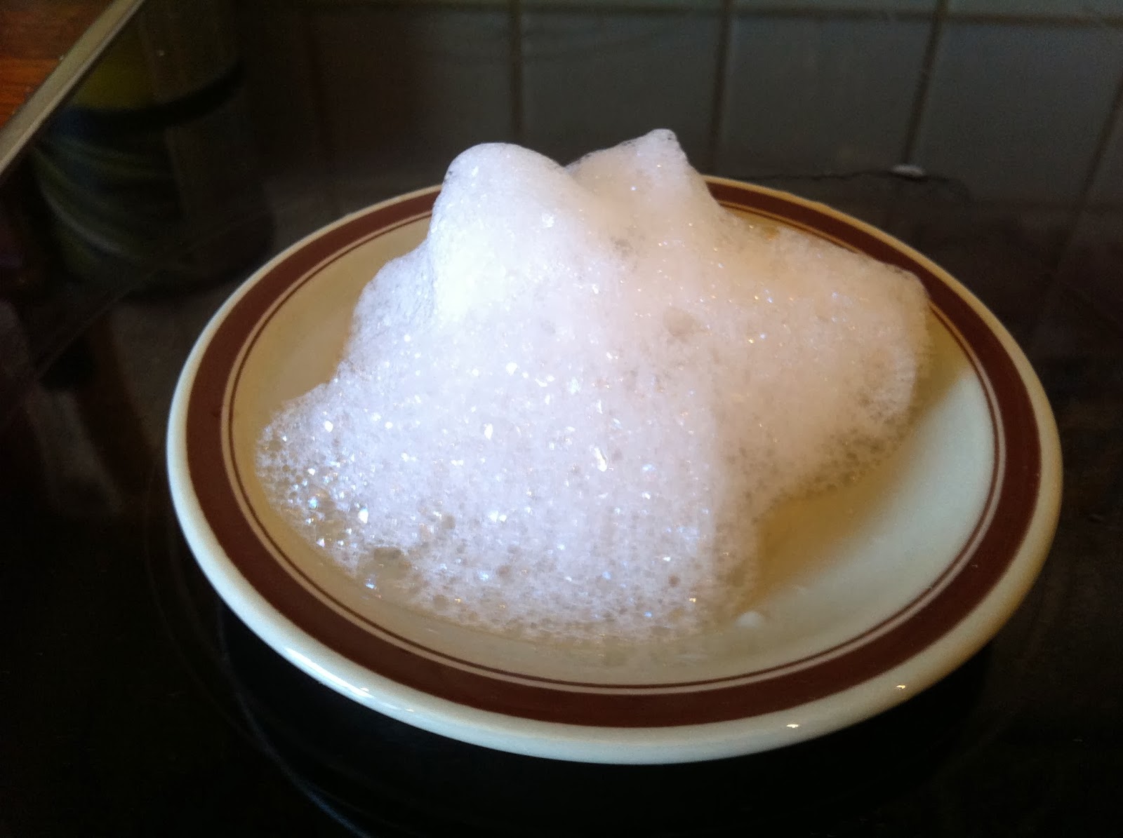 Morten goes Modernist In my lab Foams, part 4, Lecithin