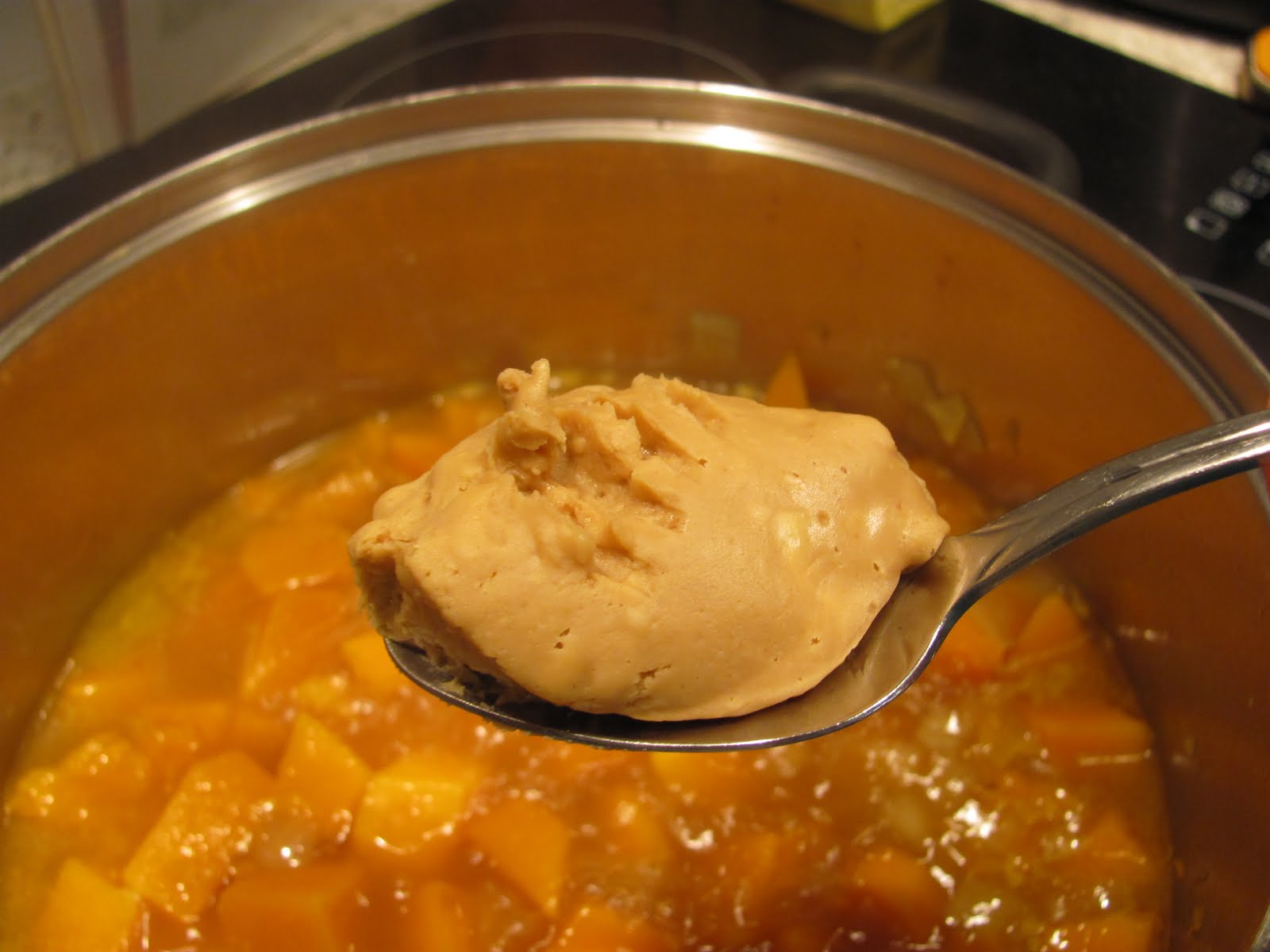 Mrs Cake Excellent Kumara, Pumpkin and Peanut Soup