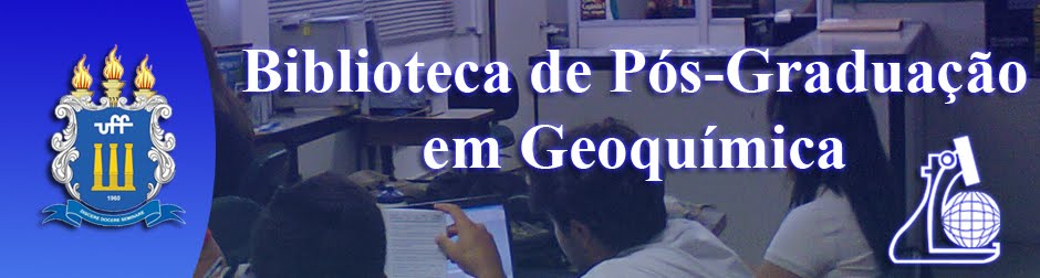 Biblioteca de Pós Graduação Geoquímica