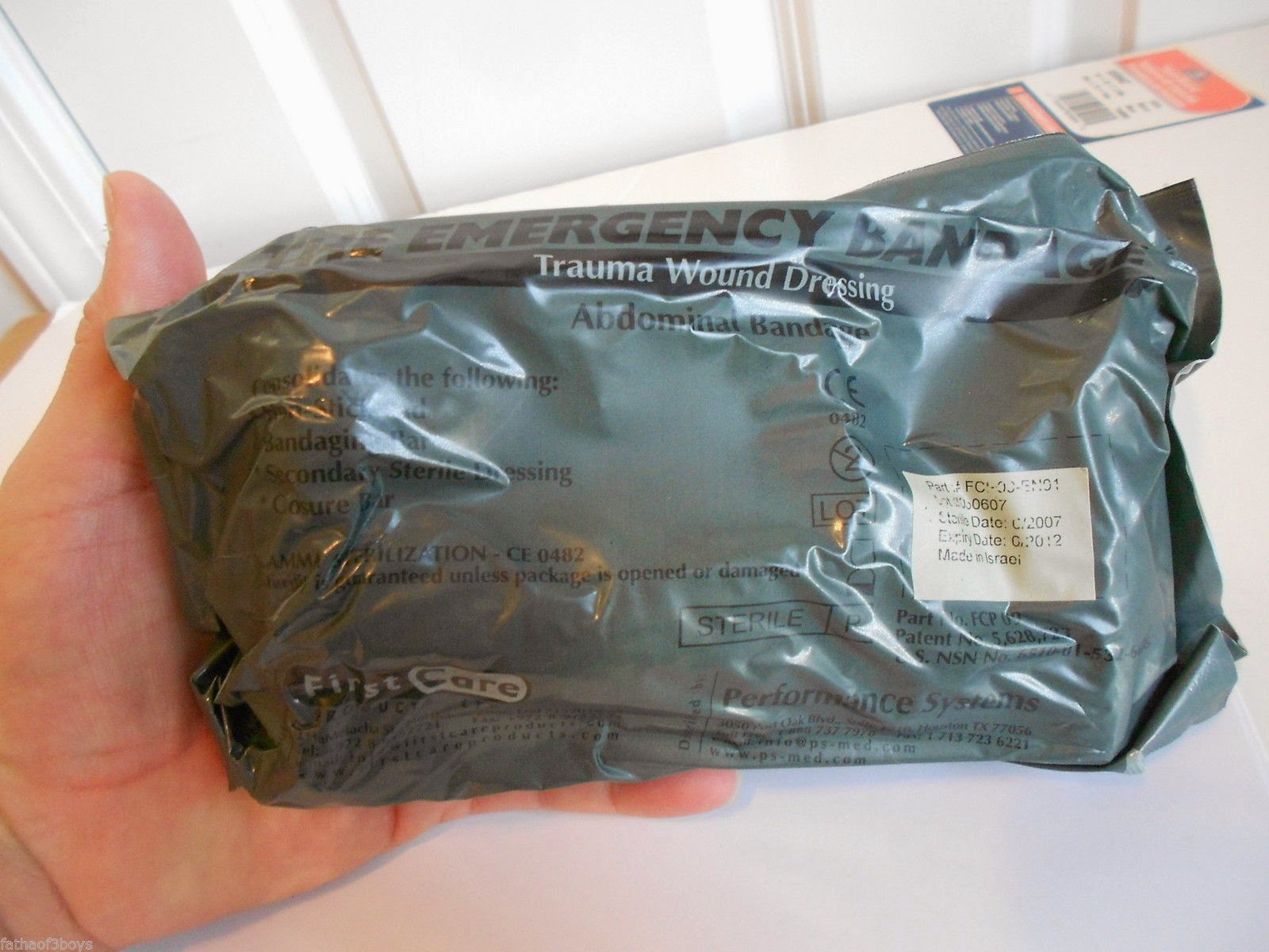 bingbabel Abdominal Trauma Wound Dressing 8" First Care