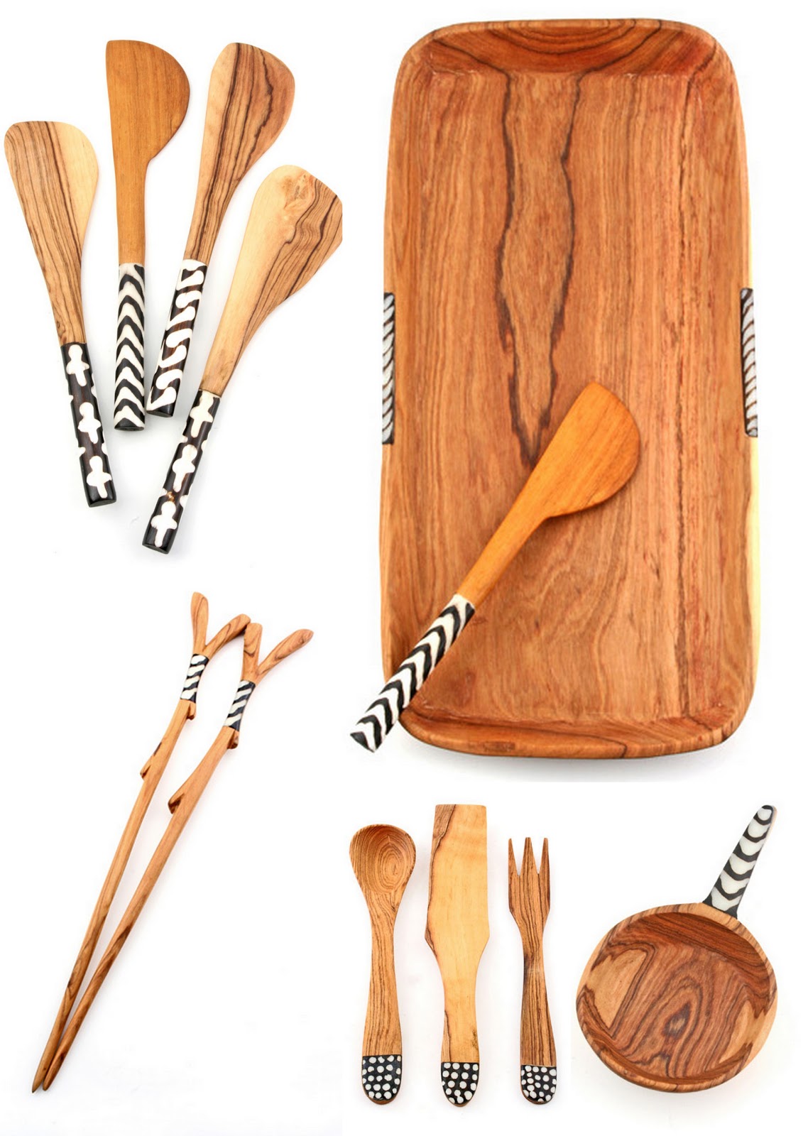 Last Day of Spring Olivewood Serving Items