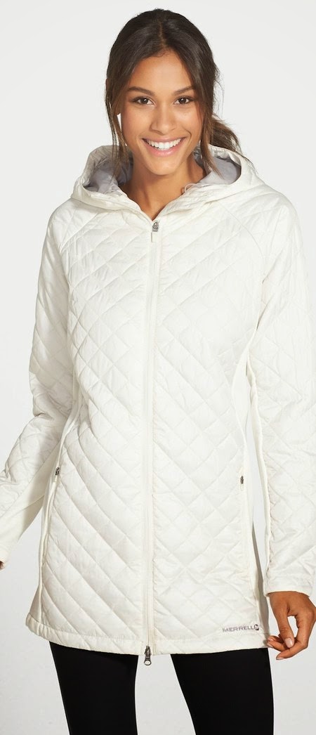 Merrell 'Soleil Mixer' Hooded Quilted Coat