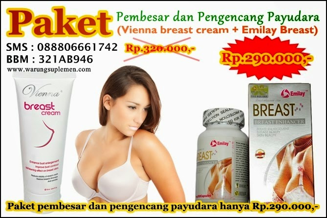 PAKET Pembesar dan Pengencang Payudara (Vienna + Emilay Breast) PAKET Pembesar dan Pengencang Payudara (Vienna + Emilay Breast)