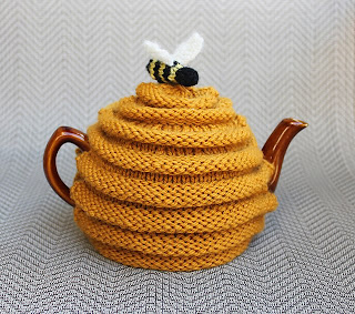 Théière tricot abeille