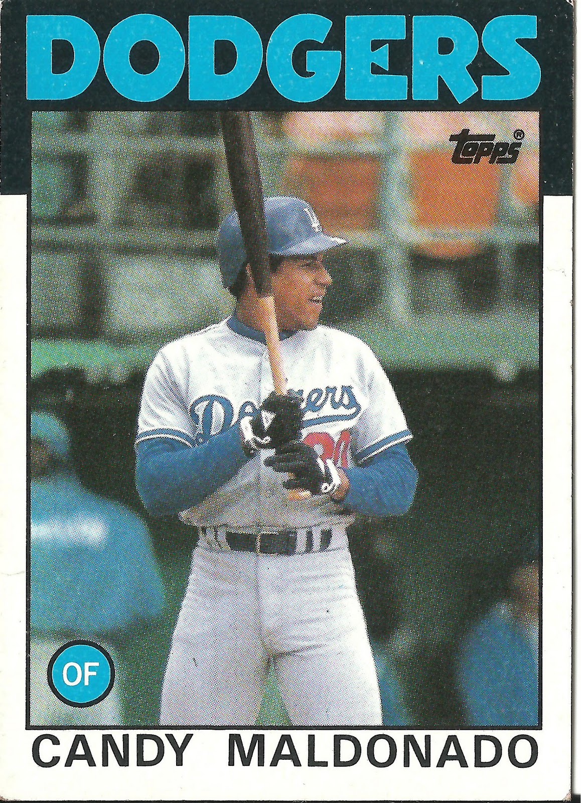 1986 Topps Blog 87 Candy Maldonado