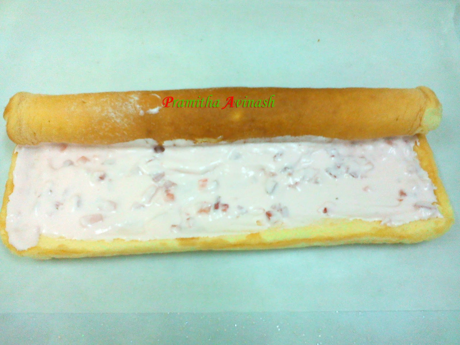 Pramitha Love Cooking!!!!! Sponge Cake Roll/Swiss Roll/Jelly Roll