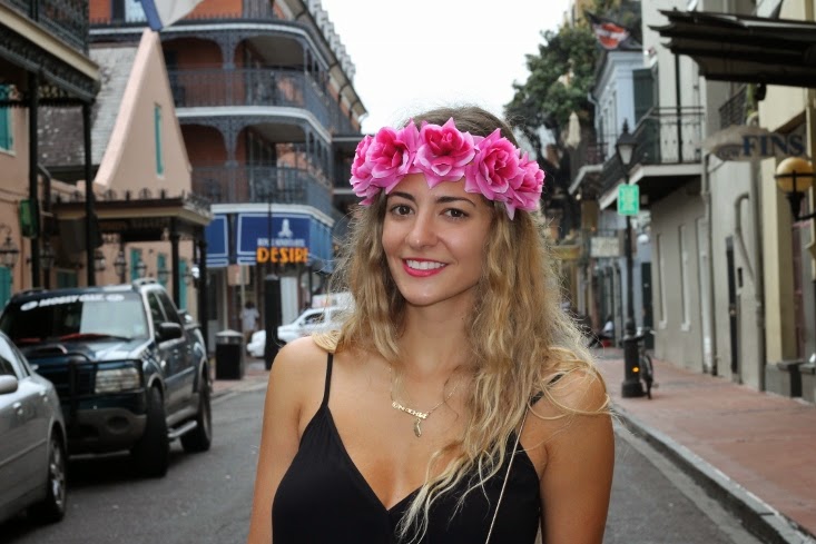 Hippies & Halos Pink Rosebud Floral Crown - Music Festival Style