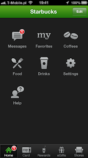 Starbucks Mobile App - Messages - Unread Item