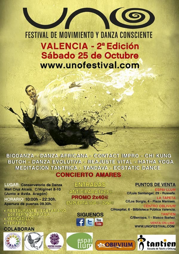 RV en el festival "UNO" en Valencia 25 de Octubre del 2014
