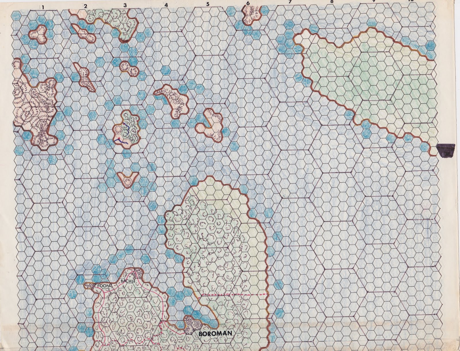 ruminations of a geek map index graph paper map