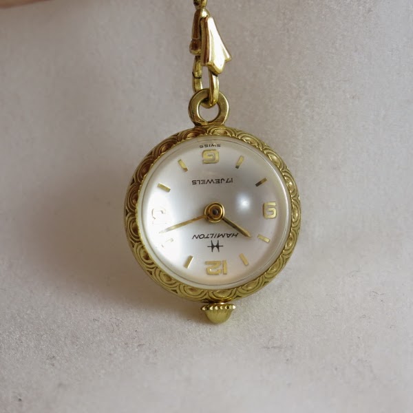 Vintage Hamilton Watch Restoration 1970's Ladies Pendant