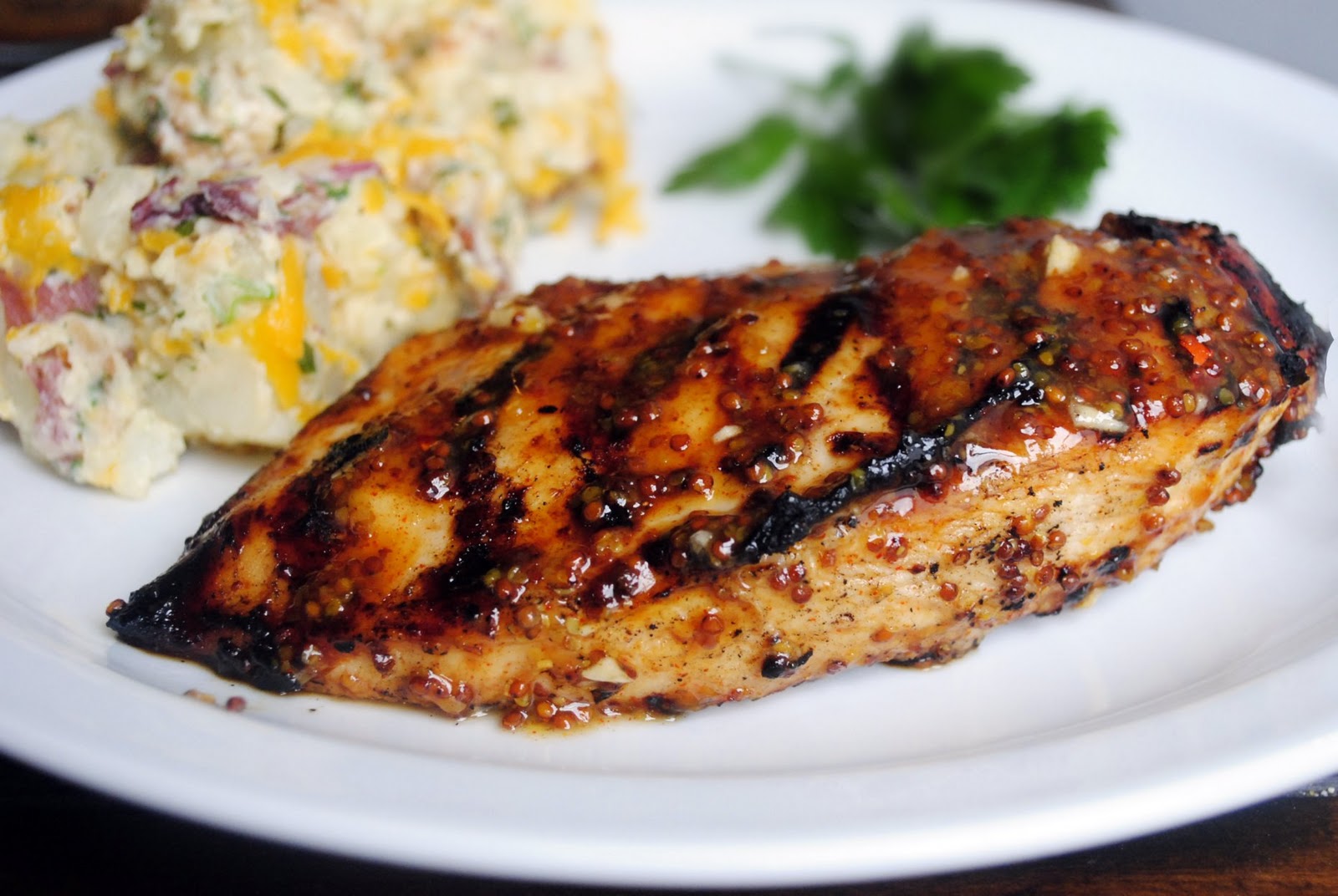 Simply Scratch » Grilled Honey Mustard Chicken