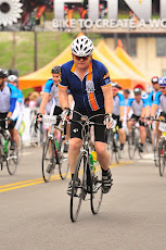 Crossing the finish line in 2013