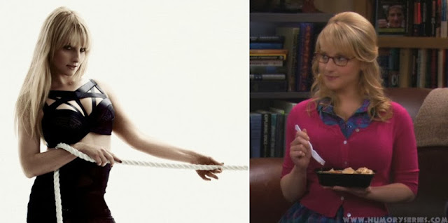Bernadette Melissa Rauch, comparación The Big Bang Theory con sus fotos de Maxim