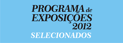 banner selecionados Programa de Exposições 2012 ___ Resultado Final