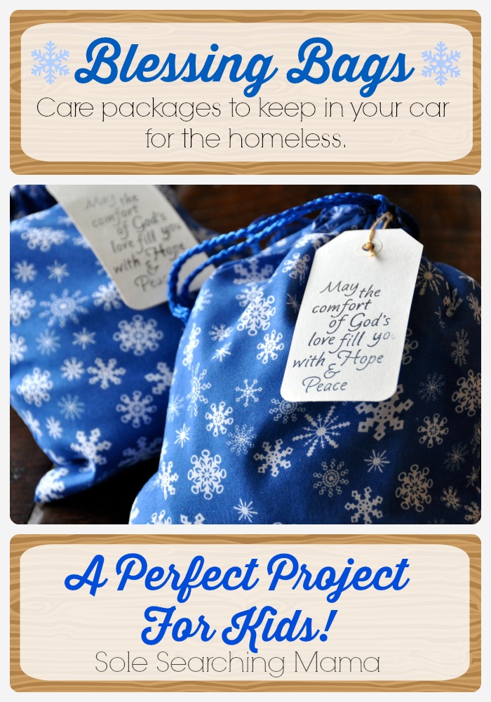 Sole Searching Mama The Blessing Bags Project Helping Kids Help the