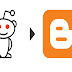 Promote Blog via Reddit Share Button for Blogger