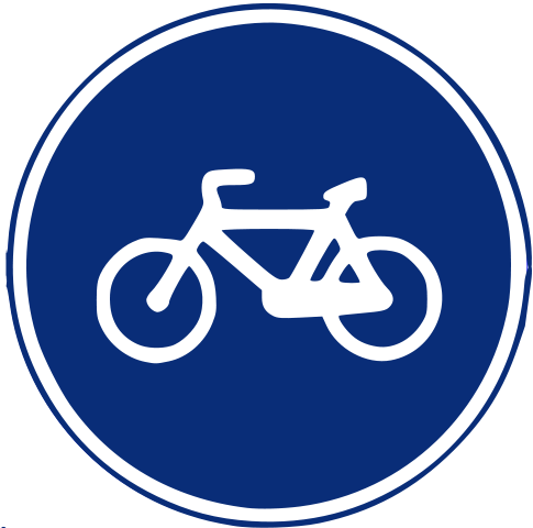 señal R-407 salamanca en bici carril bici