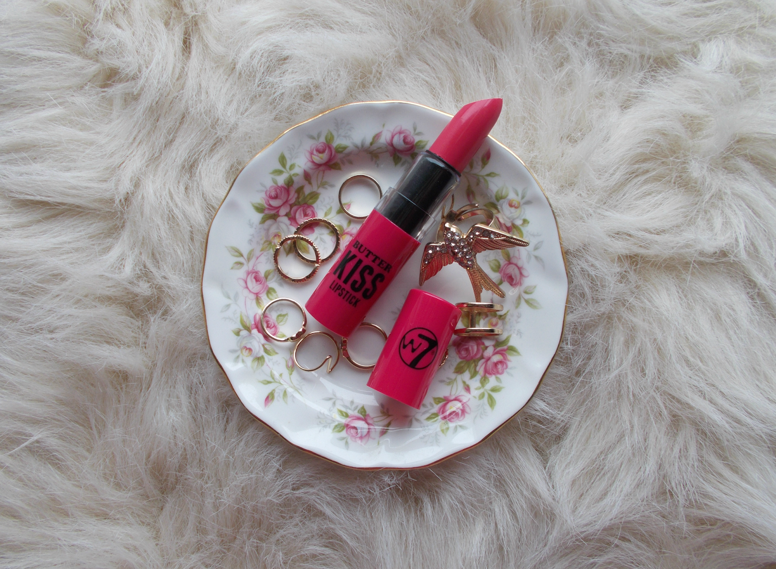 w7 butter kiss lipstick review red tulip nyx dupe